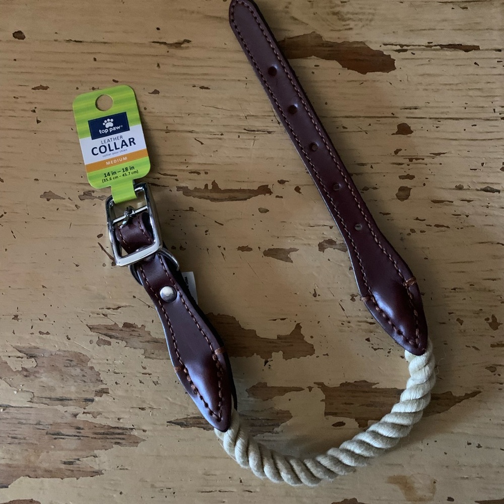 NWT medium dog collar